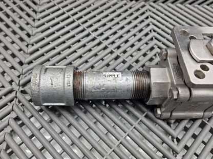 AT Controls Series 88 1" 316 Stainless Ball Valve RTFE Seat, WOG 800 PSI CF8M - Used - Image 4