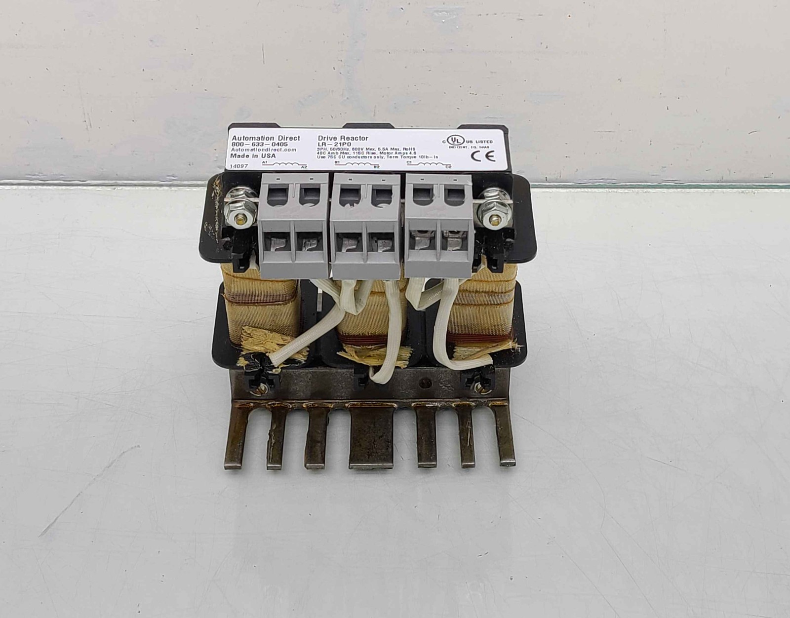 Automation Direct LR-21P0 Drive Reactor 3Ph, 600V Max - Used - Image 6