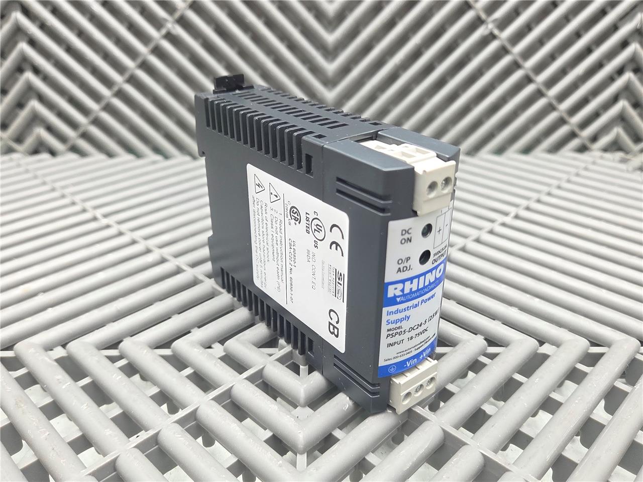 Automation Direct Rhino PSP05-DC24-5 Industrial Power Supply 5V / 5A - Used - Image 11