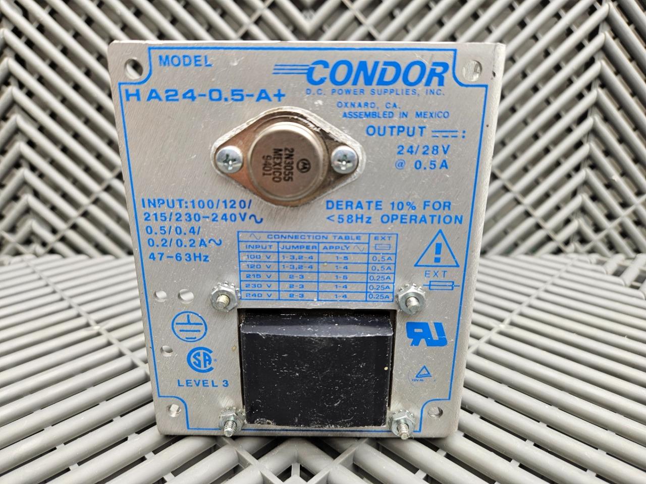 Condor HA24-0.5-A+ Power Supply, 24V / 0.5 Amps / 100-240V Input - Used - Image 12