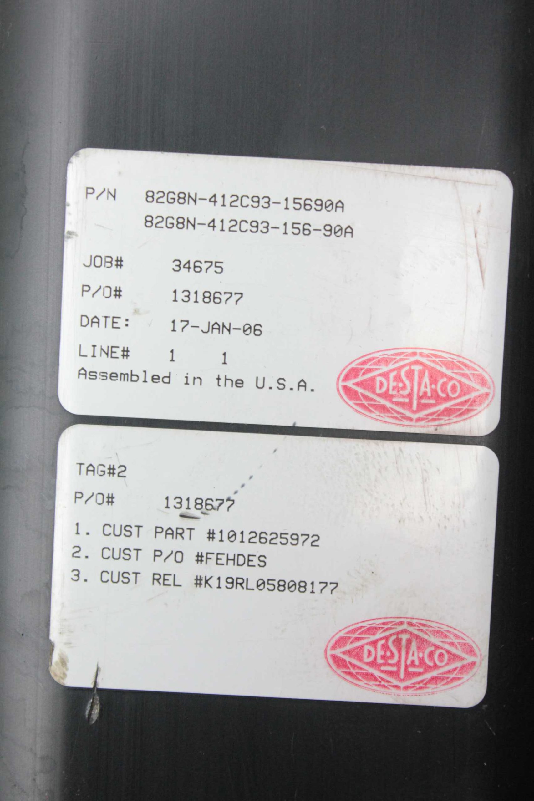 Destaco 82G8N-412C93-1560A Pneumatic Hold Down Clamp Single Arm 90 Degrees 1/4" - Used - Image 14
