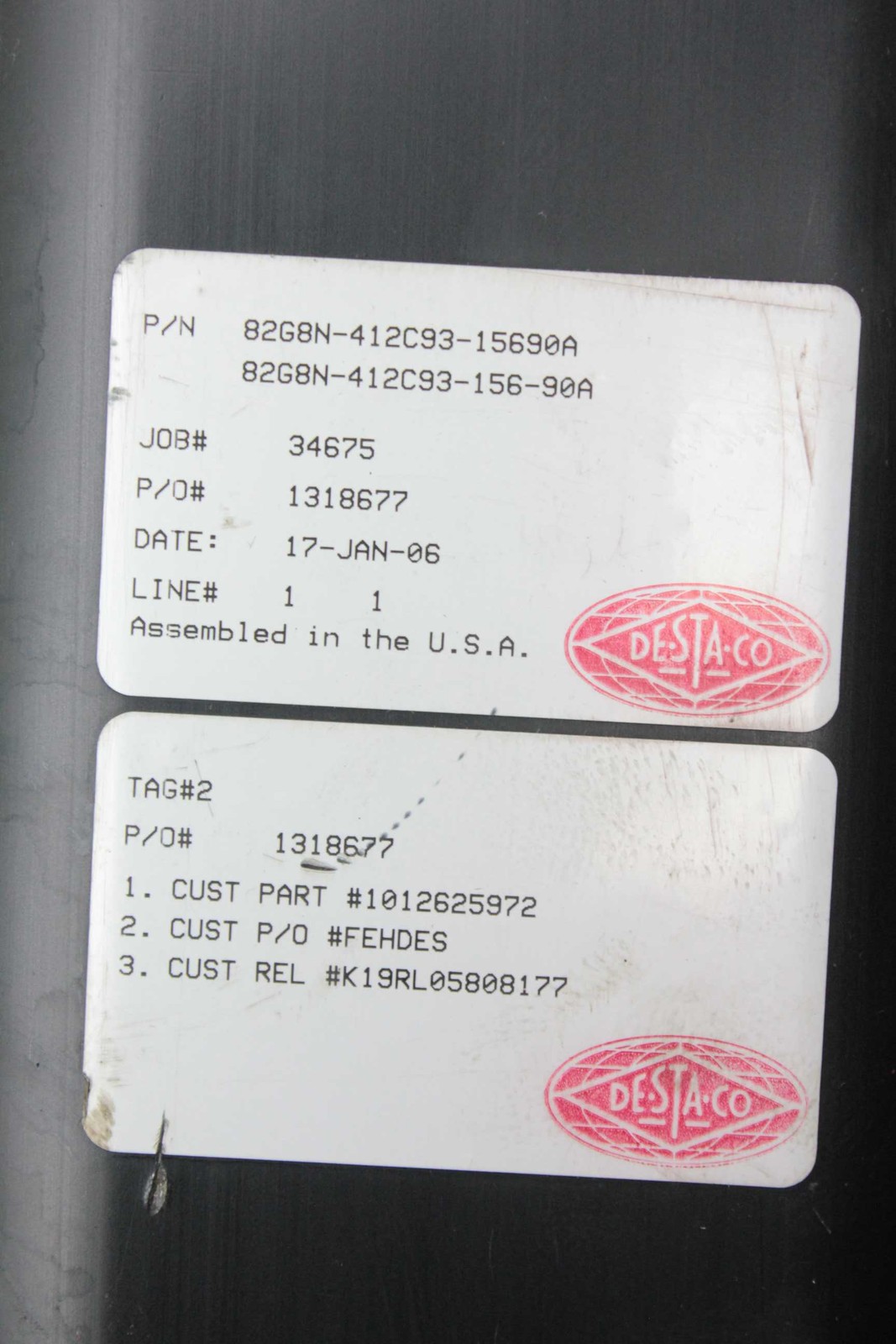 Destaco 82G8N-412C93-1560A Pneumatic Hold Down Clamp Single Arm 90 Degrees 1/4" - Used - Image 6