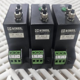 Dinel AF 400 A Fiber Optic Photoelectric Amplifier 110/220V Relay (Lot of 3) - Used