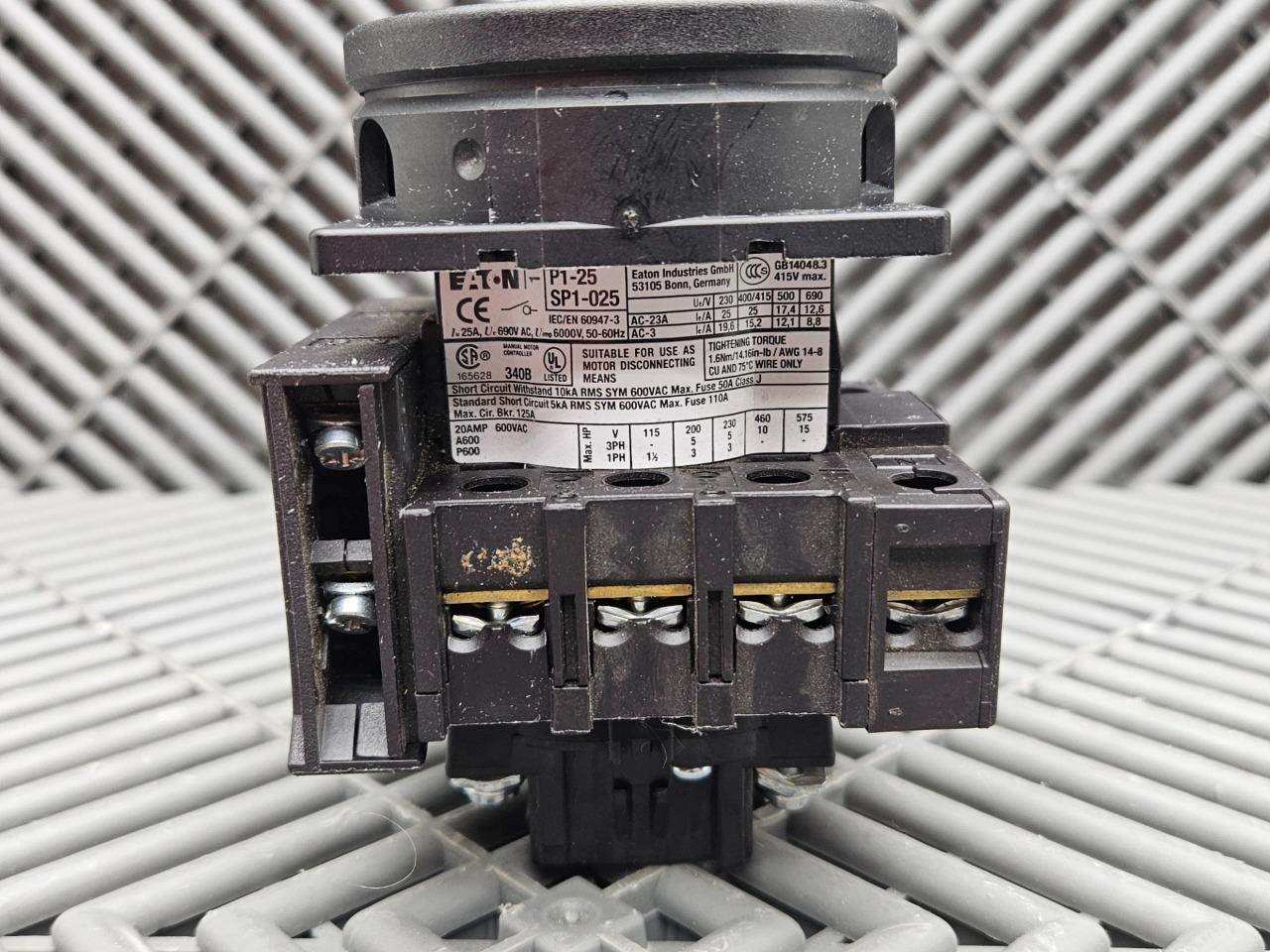 Eaton P1-25 SP1-025 Main Disconnect Switch - Used - Image 16