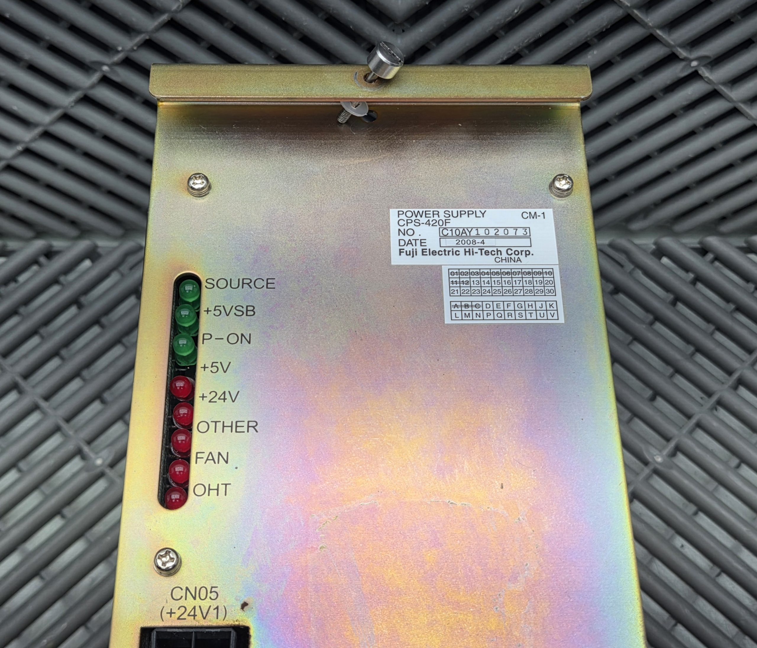 Fuji Electric CPS-420F Control Power Supply Yaskawa NX100 Used - Used - Image 12