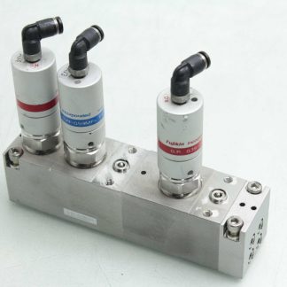 Fujikin FBSDAL-6.35UGF-3B4-DTS Pneumatic IGS Valve Block 1MPa / 316 Stainless - Used