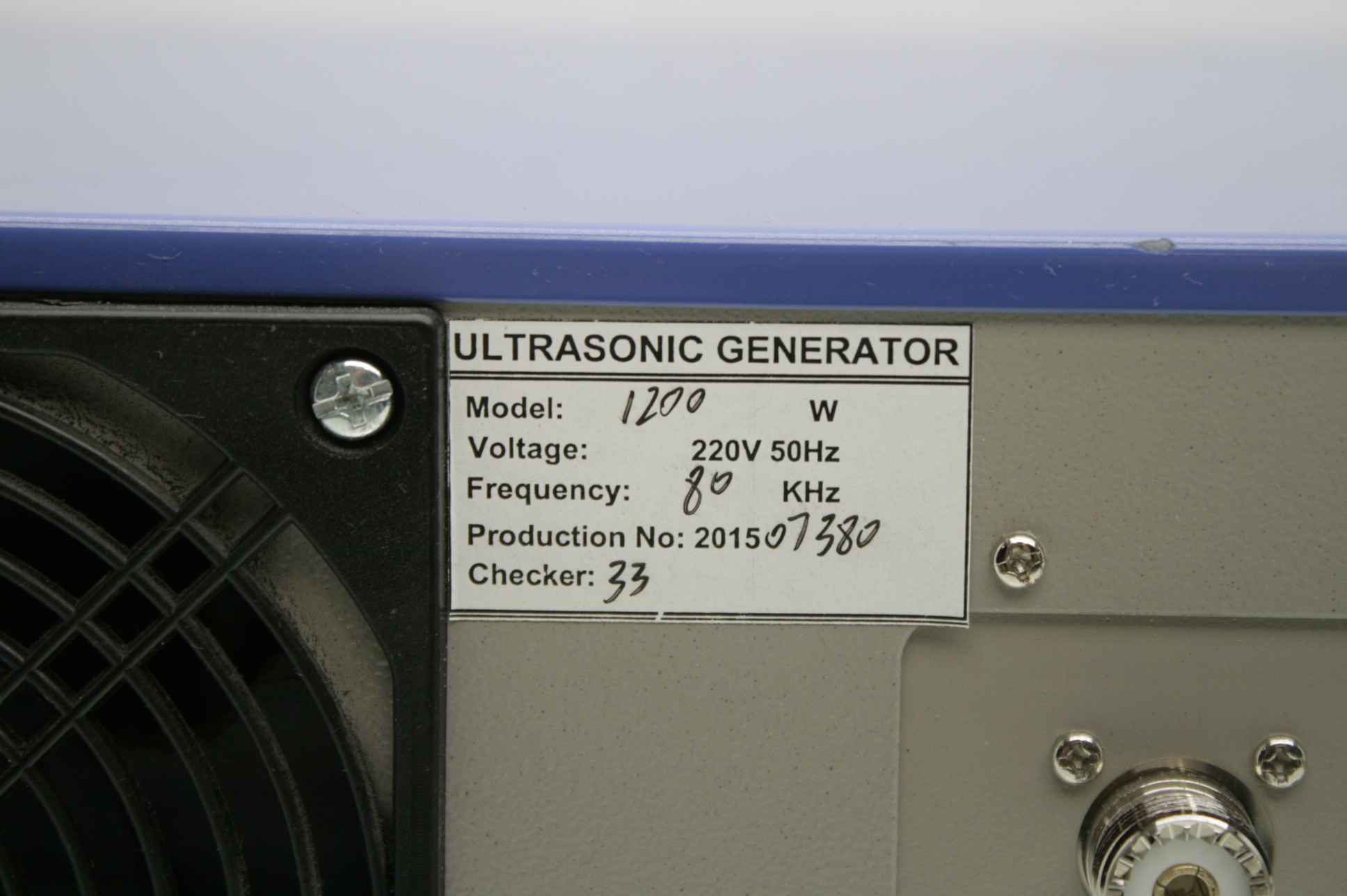 Ful Ultrasonic Bath Set-Up w/ 2x UltraSonic Generator ARS-TPDY-80KHZ P4 1200W - Used - Image 17