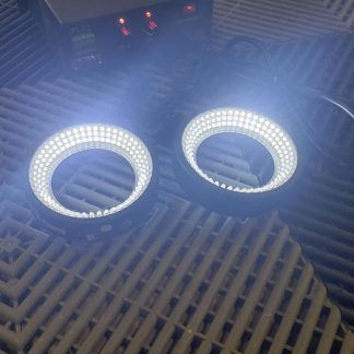 HZTEST LRS-100W30 100mm 24V Ring Illuminators w/ Power Supply DKZ2-24V-2 - Used