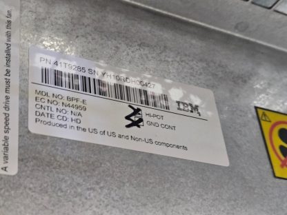 IBM BPE-8D 45D8544 Bulk Power Supply Enclosure w/ BPF-E Fan, 3x 73Y9732 Modules - Used - Image 7