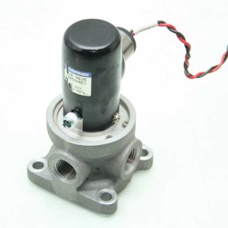 Koganei VA500AE1 3 Way Vaccum Valve / 1/2" NPT Port 0 - 29.5" Hg 24V DC Coil - Used