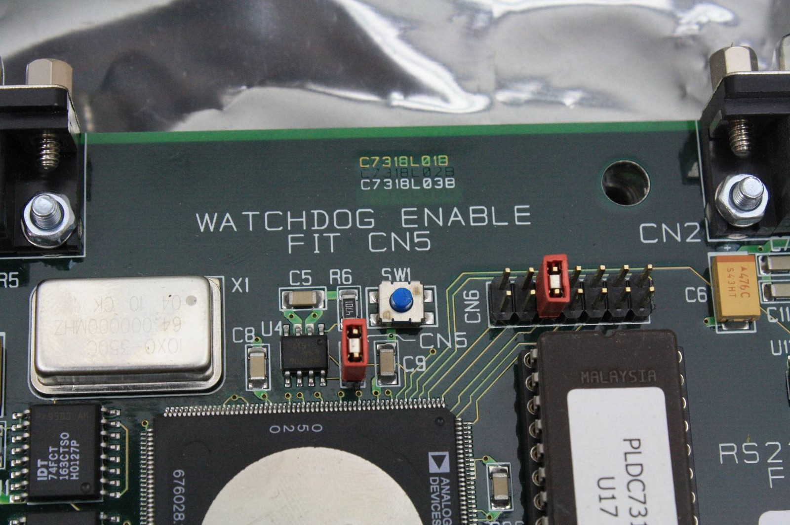Kratos CC7318AB Issue-7 Mass Spectrometer Motor Control Board Type A - Used - Image 5