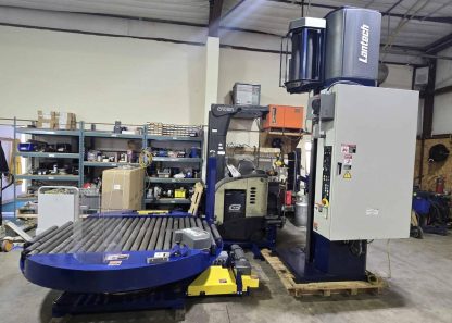 Lantech Q-Automatic Stretch Wrapping Machine Q-Auto Pallet Wrapper 45 loads/hr - Used - Image 24