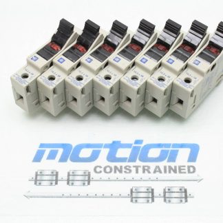 Lot of 7 Telemecanique DF6-AB10U Single Pole Fuse Holders  32A / 690V - Used