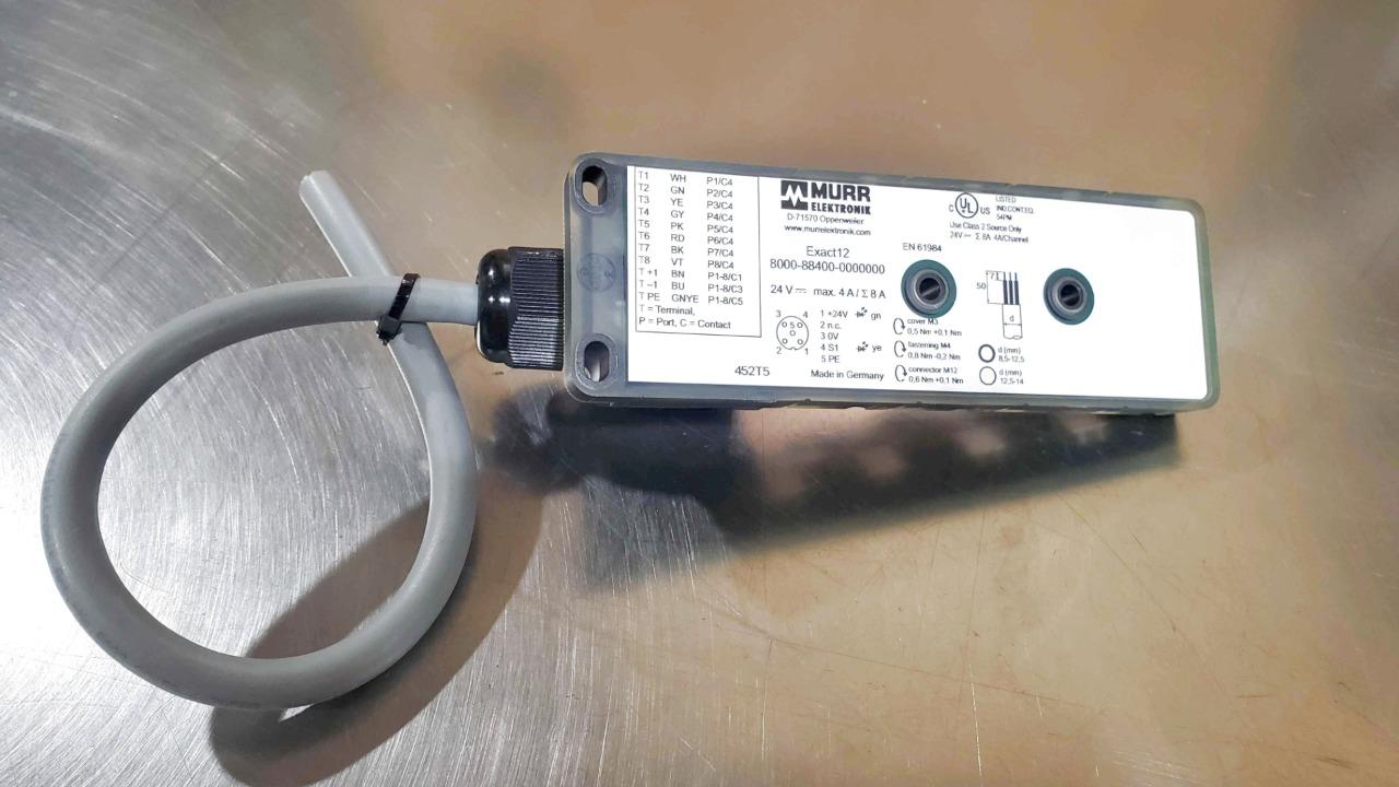 Murr Elektronik 8000-88400-0000000 Exact-12 4-Pole Basic Housing Bus Module - Used - Image 12
