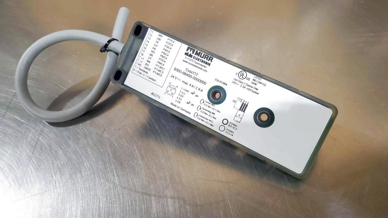 Murr Elektronik 8000-88400-0000000 Exact-12 4-Pole Basic Housing Bus Module - Used - Image 4