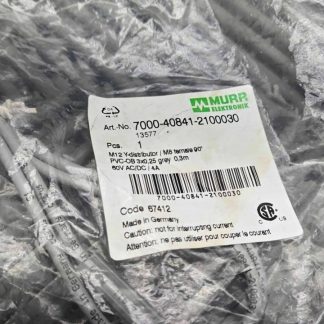 Murrelektronik 7000-40841-2100030 Y-Distributor M12 Male 2x M8 Female 90 Degree - New