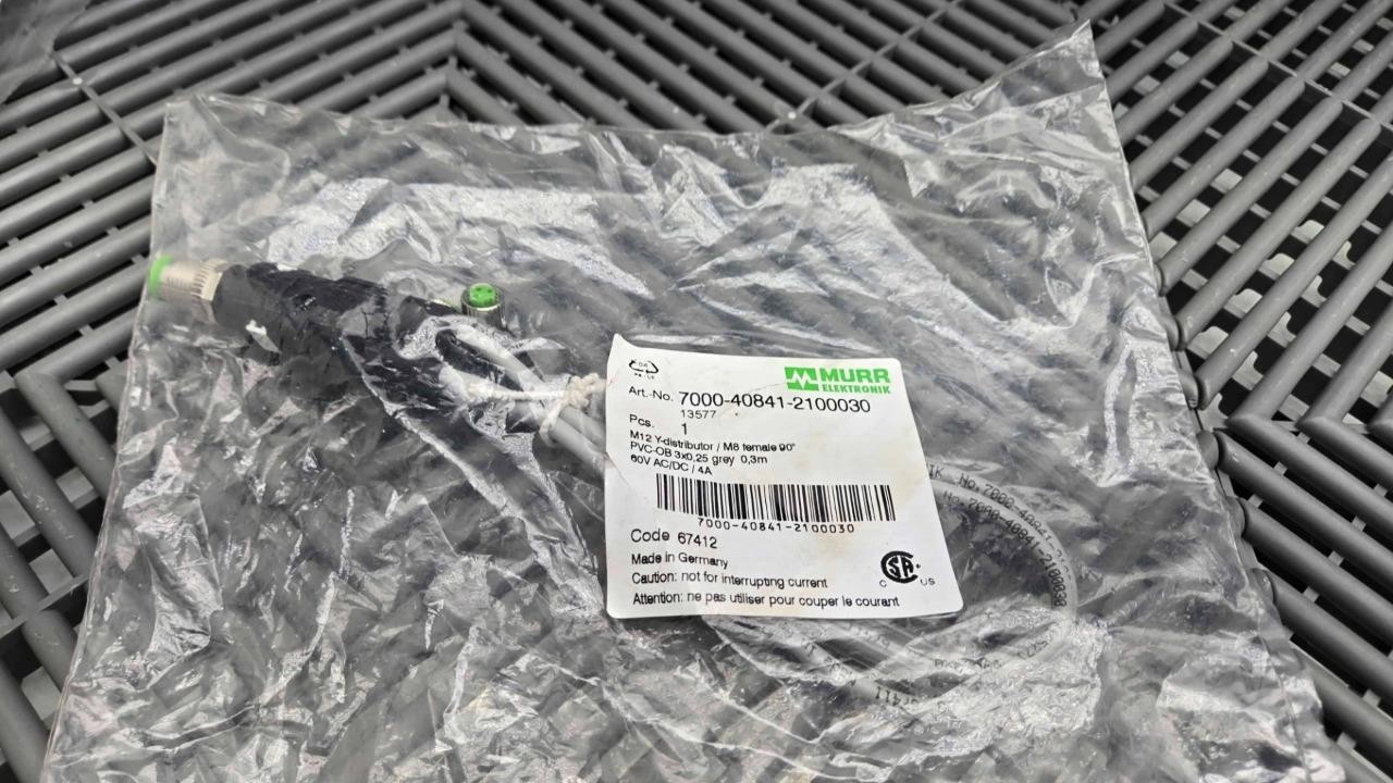 Murrelektronik 7000-40841-2100030 Y-Distributor M12 Male 2x M8 Female 90 Degree - New - Image 5