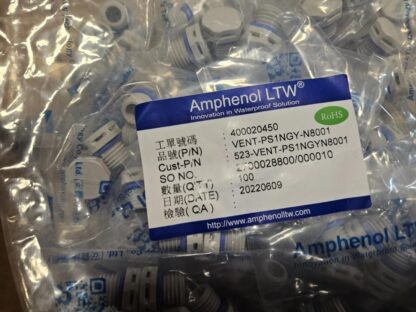 New (5) Amphenol VENT-PS1NGY-N8001 Breather Vent M12 x 1.5 Threads - New - Image 4