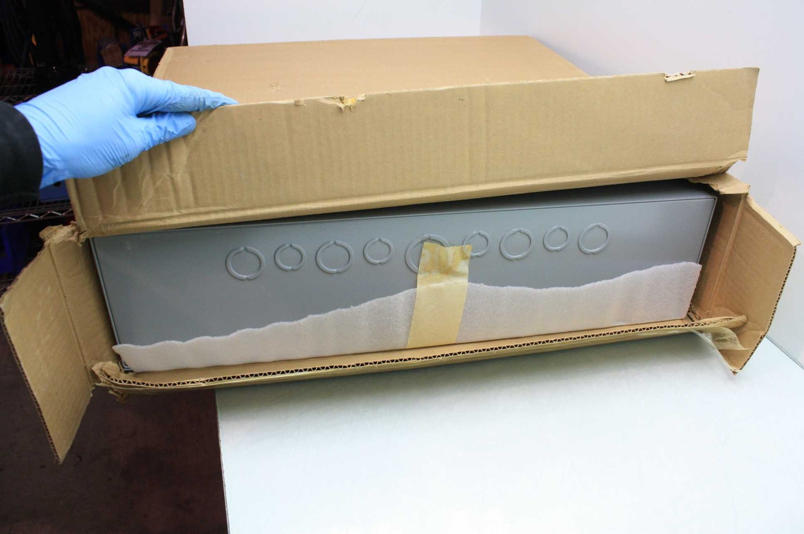 New Hoffman A-SE24X24X6 SCR CVR Pull Box Steel Enclosure with Punch Outs - New - Image 3