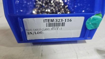 New Mencom CRB-M16 Cable Gland Plug Nickel Plated Brass M16 x 1.5 - New - Image 4