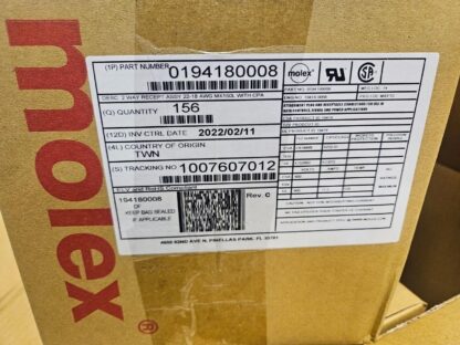 New Molex 19418-0008 Automotive Connector 2 Position - New - Image 3