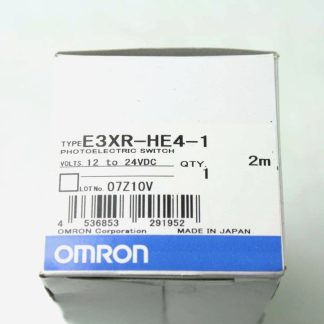 New Omron E3XR-HE4-1 Fiber Optic Photoelectric Sensor Switch 12-24VDC - New
