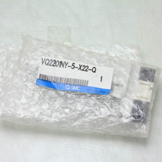 New SMC VQ2201NY-5-X22-Q Manifold Mount Plug-In Solenoid Valve 24V DC - New