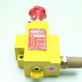 Numatics VL30N06Y LockOut and Exhaust Valve, 150 PSIG - 10 BAR - Used