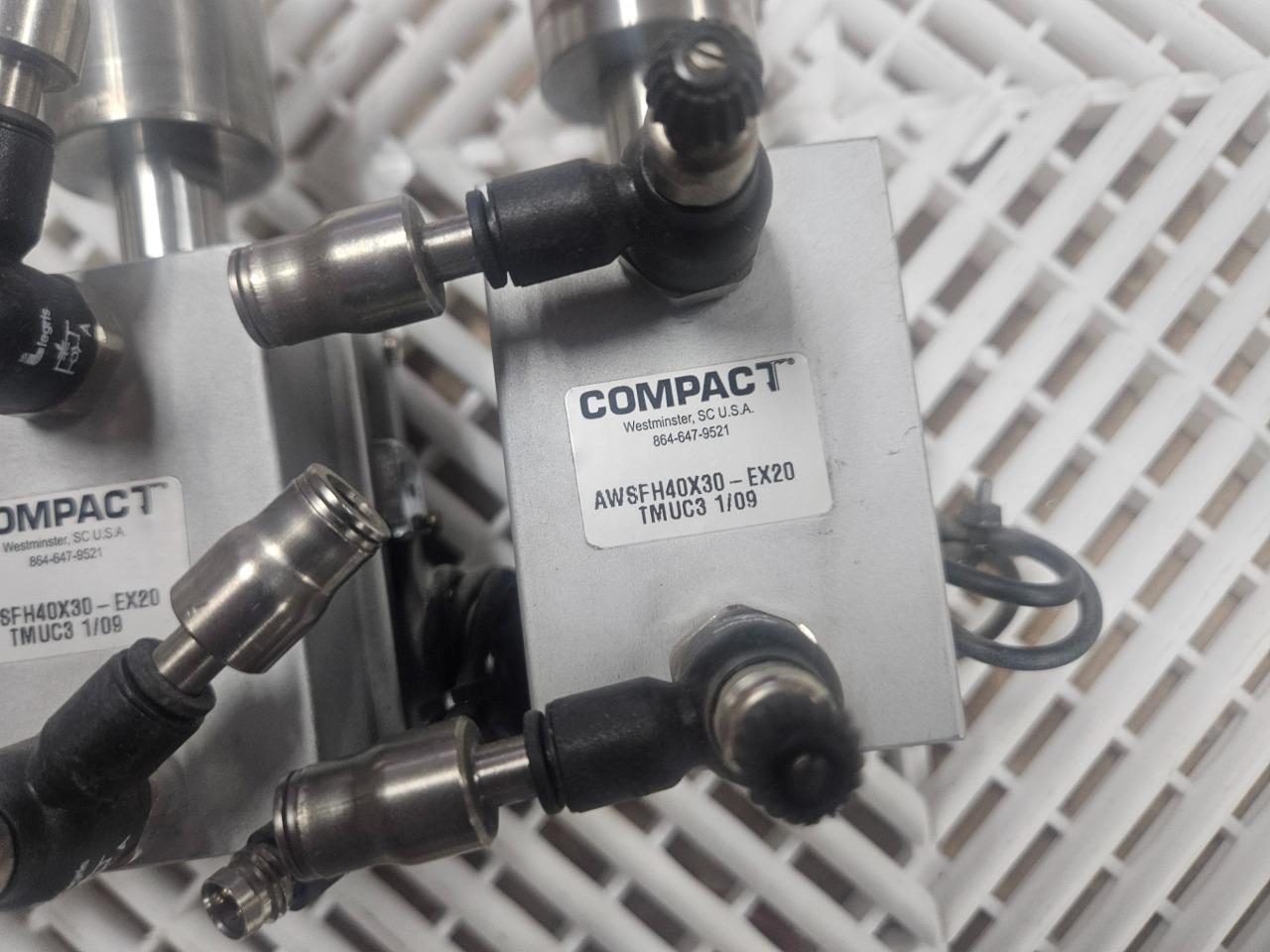 (Qty 6) Compact Air AWSFH40X30-EX20 Air Cylinder 40mm Bore x 30mm Stroke - Used - Image 18