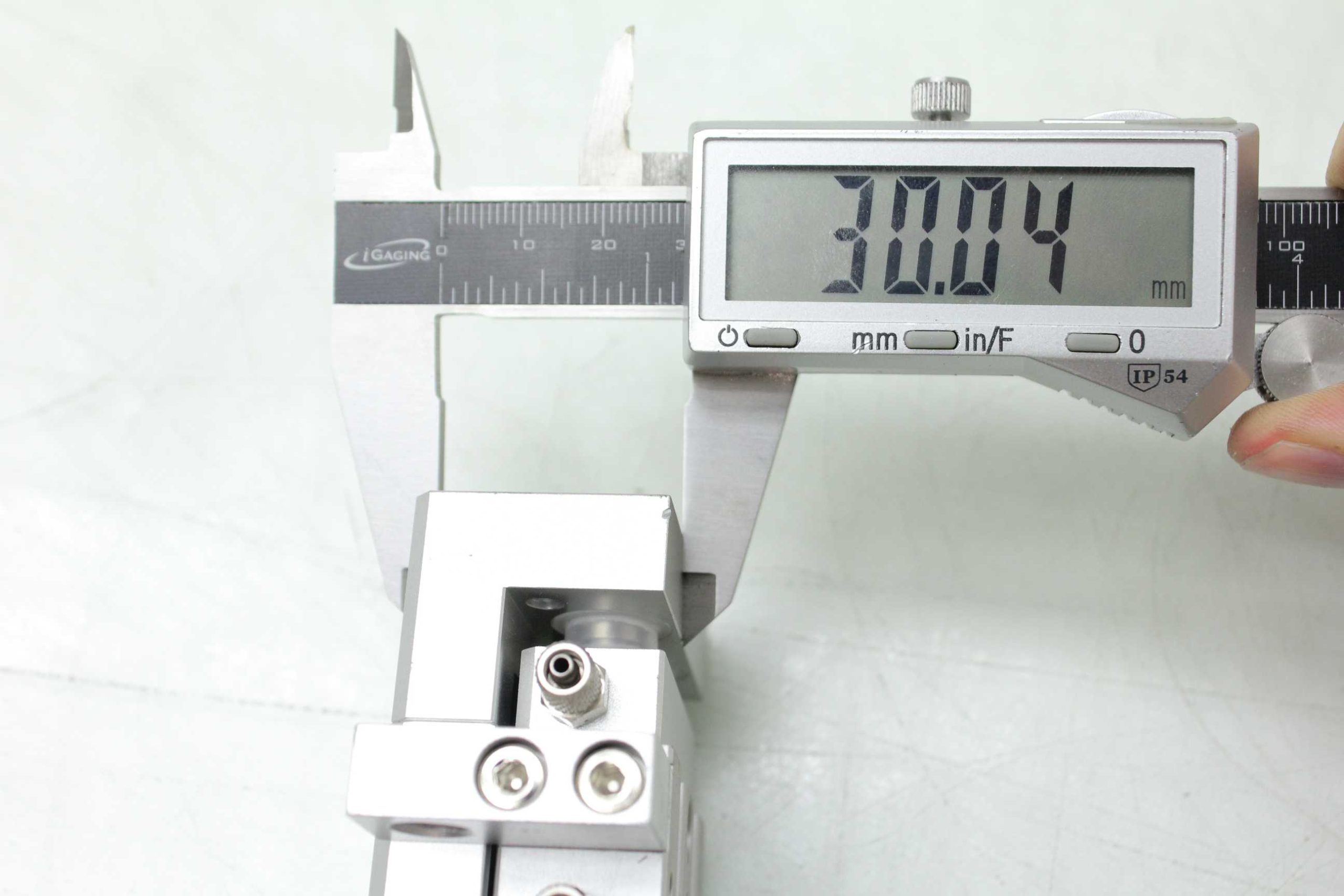 SMC 13-MXS12-20AS Pneumatic Guided Air Slide Table 12mm Bore x 20mm Stroke - Used - Image 23