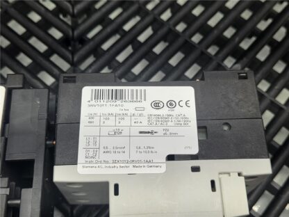 Siemens 3RV1011-1FA10 Circuit Breaker Motor Protector / 3RT1015-1AK61 Contactor - Used - Image 4