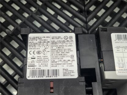 Siemens 3RV1011-1FA10 Circuit Breaker Motor Protector / 3RT1015-1AK61 Contactor - Used - Image 6