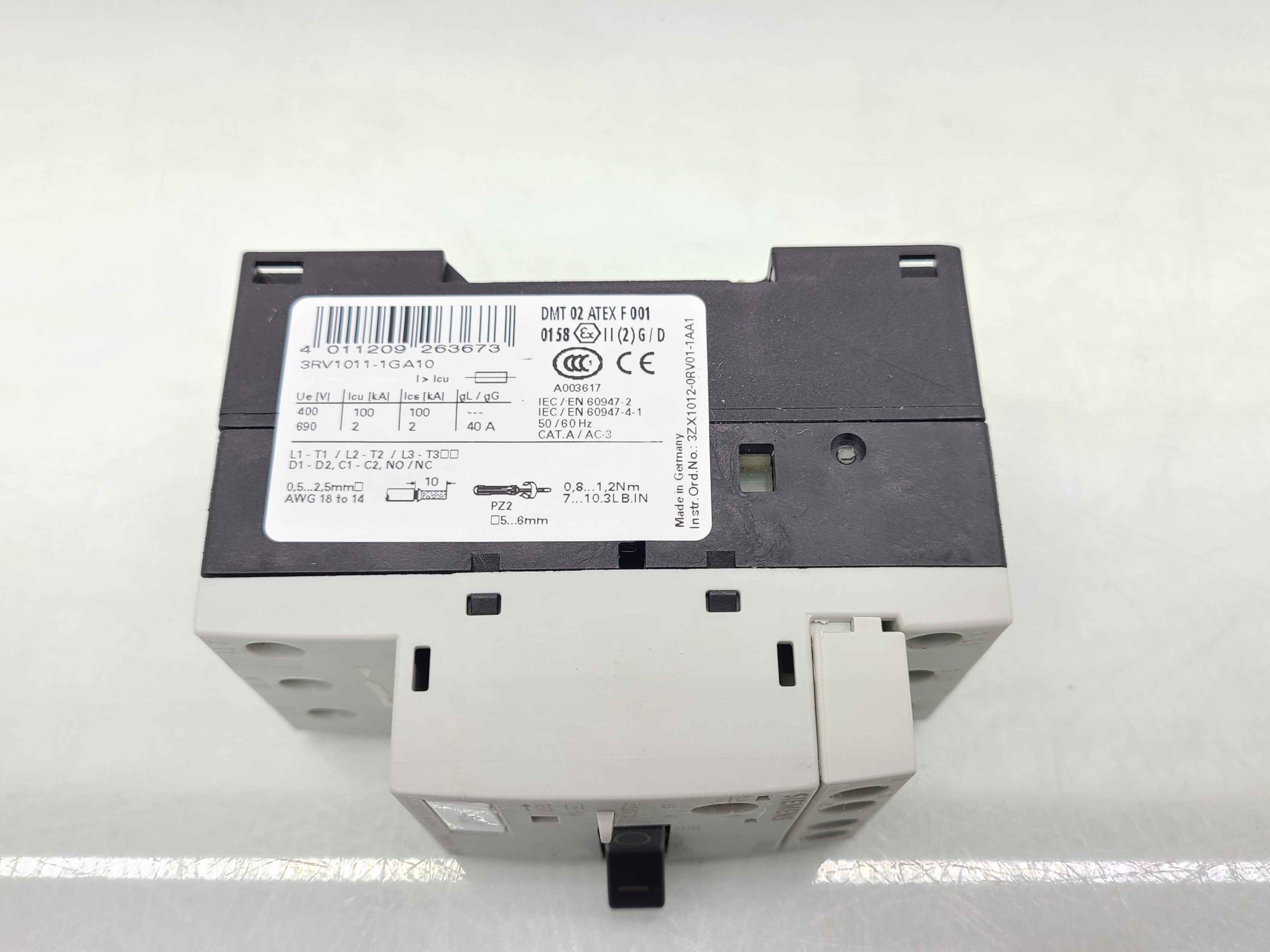 Siemens 3RV1011-1GA10 Manual Motor Starter Protector Breaker 40A - Used - Image 9