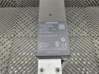 Siemens 6SL3120-1TE21-8AA4 Single Motor Module Servo Drive 18A - Used - Image 14