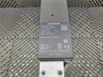 Siemens 6SL3120-1TE21-8AA4 Single Motor Module Servo Drive 18A - Used - Image 4