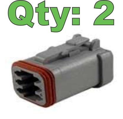New Deutsch DT06-6S-CE01 Housing for Female Terminals 6 Position - New - Image 22