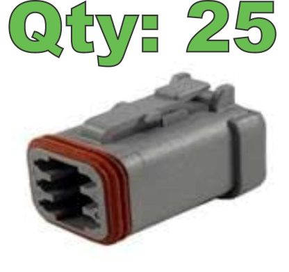 New Deutsch DT06-6S-CE01 Housing for Female Terminals 6 Position - New - Image 24