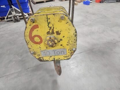 Yale DEW10-37BM15S4 Wire Rope Hoist 10 Ton, 37 Ft. Lift, 460V Three Phase - Used - Image 5