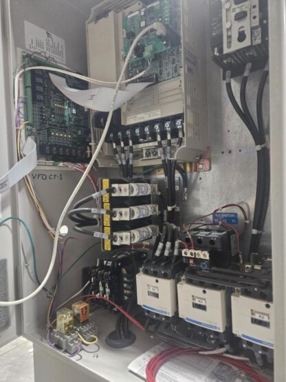 Yaskawa 30 HP / 480V Bypass VFD Drive E7BVB040YEFR / CIMR-E7U4018 - Used - Image 22