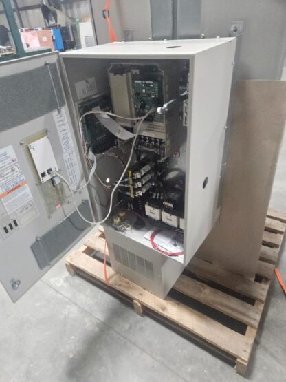 Yaskawa 30 HP / 480V Bypass VFD Drive E7BVB040YEFR / CIMR-E7U4018 - Used - Image 24