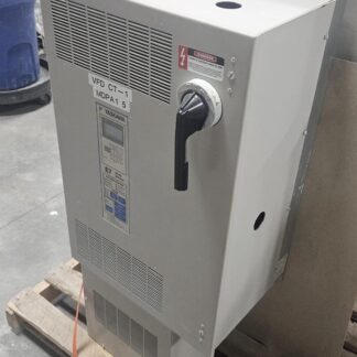 Yaskawa 30 HP / 480V Bypass VFD Drive E7BVB040YEFR / CIMR-E7U4018 - Used