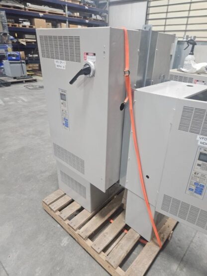 Yaskawa 30 HP / 480V Bypass VFD Drive E7BVB040YEFR / CIMR-E7U4018 - Used - Image 10