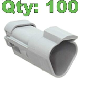 (100) New TE Connectivity Deutsch DT04-3P-CE01 Connector 3 Position, End Cap - New