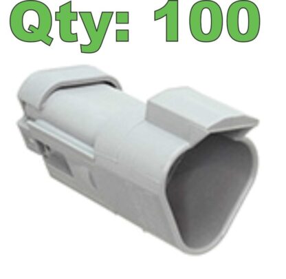 (100) New TE Connectivity Deutsch DT04-3P-CE01 Connector 3 Position, End Cap - New