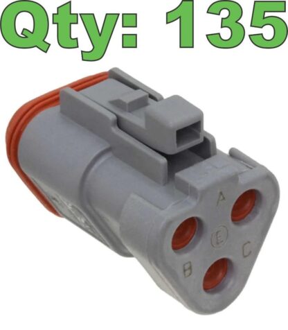 (135) New TE Connectivity Deutsch DT06-3S-CE01 Connector 3 Position, End Cap - New