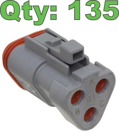 (135) New TE Connectivity Deutsch DT06-3S-CE01 Connector 3 Position, End Cap - New - Image 8