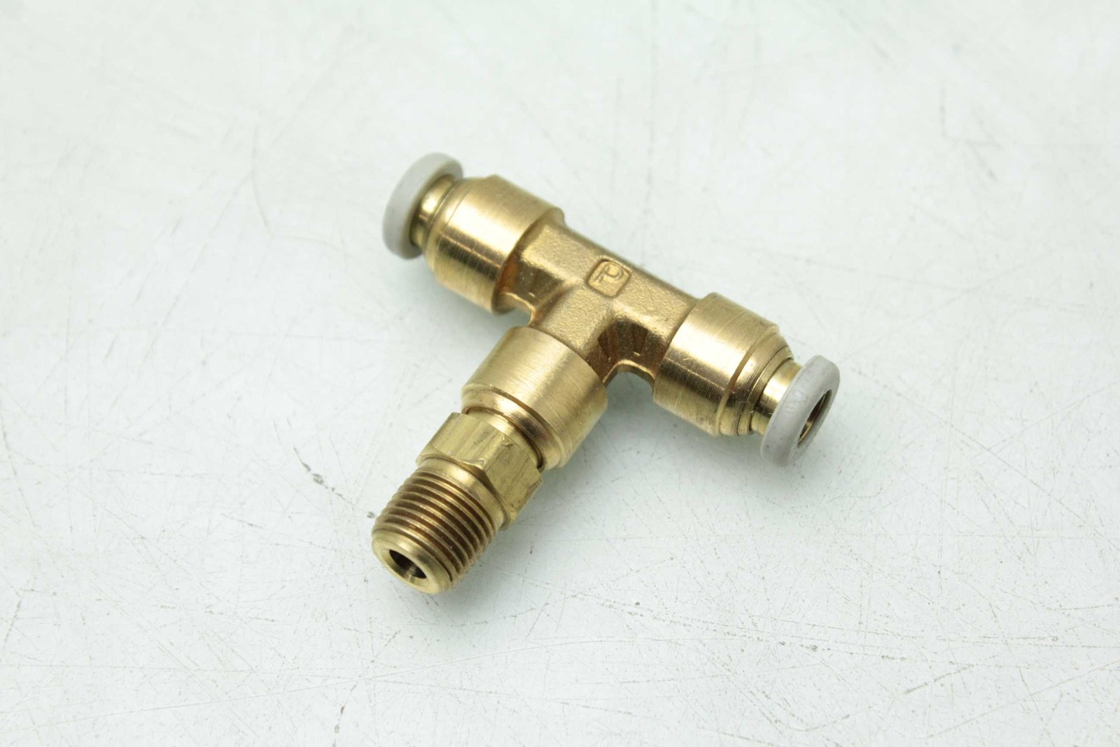 14 New Parker X172PL-4-2 Push-to-Connect Brass Tee Pipe Fittings / Prestolock - New - Image 4