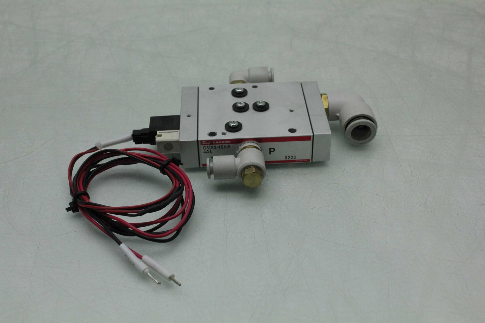 2 Convum CVA2-15HS-4AL Electromagnetic Vacuum Break Solenoid Valves Coil 24V DC - Used - Image 3