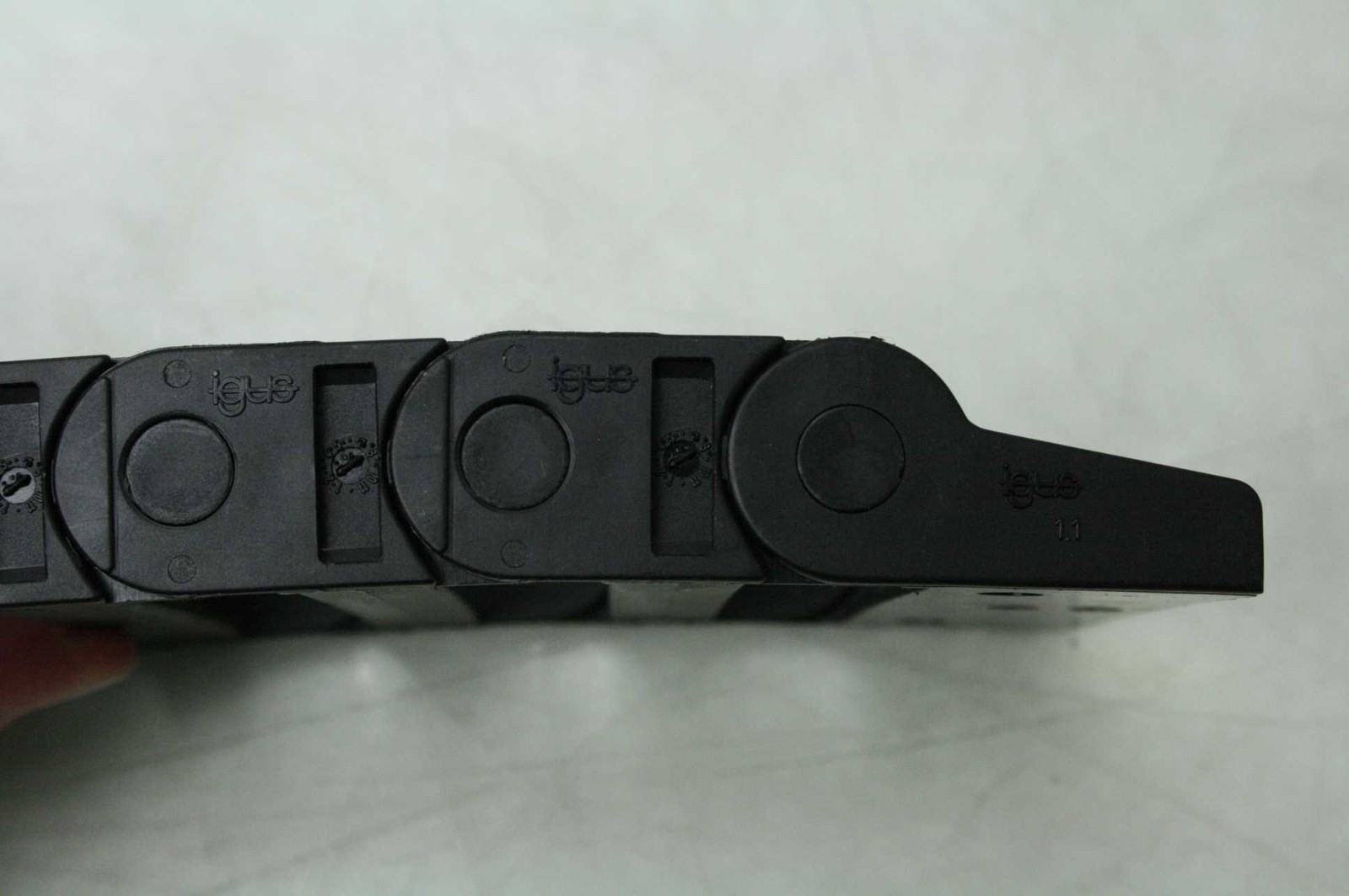 2 Igus 10.6.075 Cable Chains 3.70" x 1" Outer / 75mm Bending Radius / 22"L - Used - Image 16
