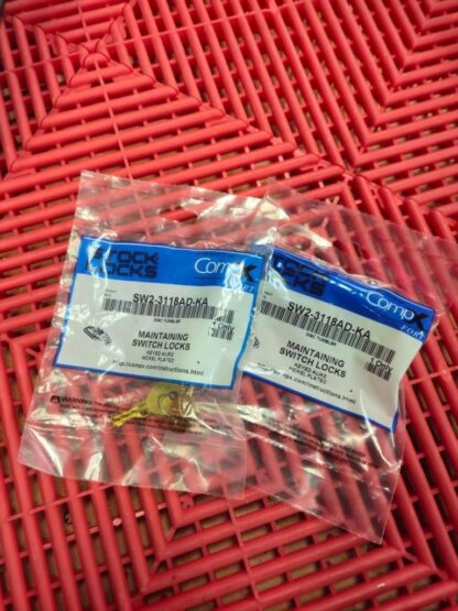 2 New Stock Locks SW2-3118AD-KA Maintaining Key Switch Locks - New - Image 4